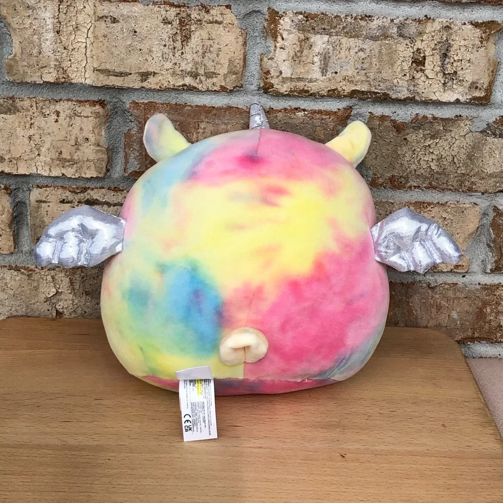 Squishmallows Kelly Toys 2021 Tie Dye Lucy-May The‎ Rainbow 8”